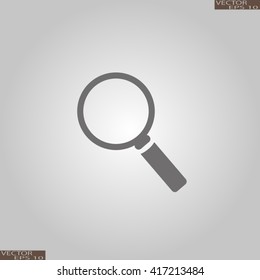 search icon find vector illustration flat web art drawing