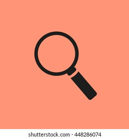search icon find vector illustration flat web art drawing