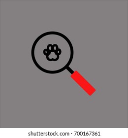 search icon flat design