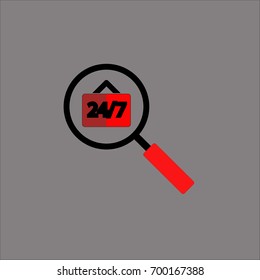 search icon flat design