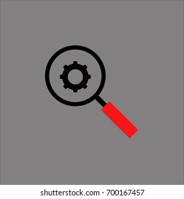 search icon flat design