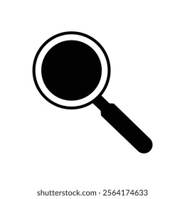 Search Icon flat design. Magnifying glass symbol, SEO icon, search icon clip art, zoom in and zoom out symbol, Magnifying glass sign isolated.