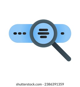 Search icon in flat gradient style ui vector design