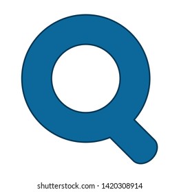 search icon. flat illustration of search vector icon for web