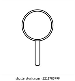 search icon flat ilustrator,magnifying glass