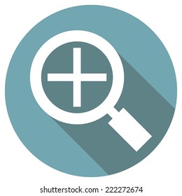 search icon in flat style