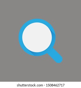 search icon in flat style isolated. Vector Symbol illustration.