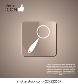 Search Icon. Flat style. Made in vector