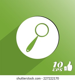Search Icon. Flat style. Made in vector
