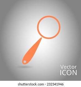 Search Icon. Flat style. Made in vector