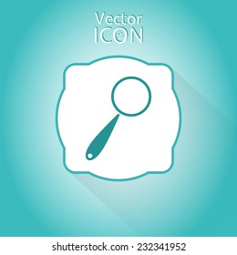 Search Icon. Flat style. Made in vector