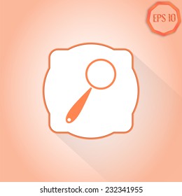 Search Icon. Flat style. Made in vector