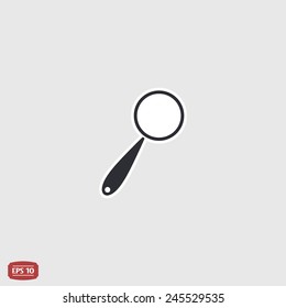 Search Icon. Flat style. Made in vector