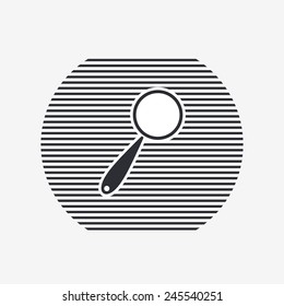 Search Icon. Flat style. Made in vector