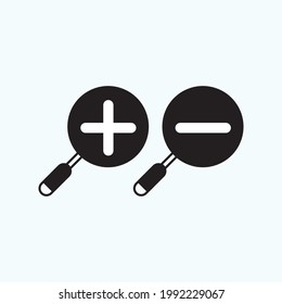 search icon, flat vector graphic on isolated background. - Vector