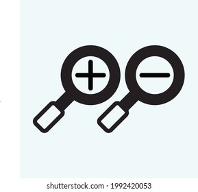icono de búsqueda, gráfico vectorial plano sobre fondo aislado. - Vector