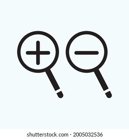icono de búsqueda, gráfico vectorial plano sobre fondo aislado. - Vector