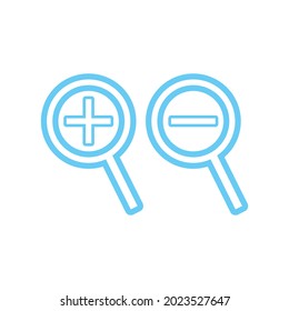icono de búsqueda, gráfico vectorial plano sobre fondo aislado. - Vector