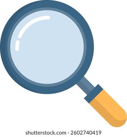 Search Icon Flat Vector Illustration