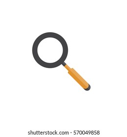 Search icon flat vector illustration EPS10