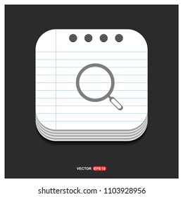 search icon - free vector icon