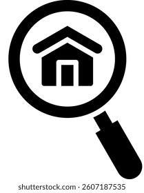 Search Icon Glyph Vector Illustration