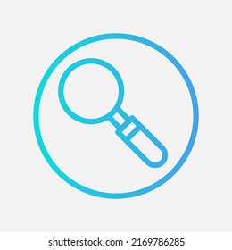 Suchen Sie Symbol im Farbverlauf-Stil über die Benutzeroberfläche, verwenden Sie die mobile App-Präsentation der Website