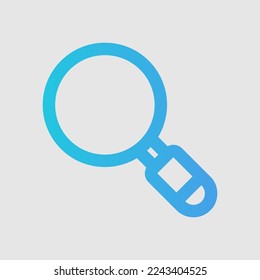 Search icon in gradient style about user interface, use for website mobile app presentation