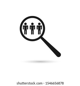 Search icon. Graphic template. Vector illustration