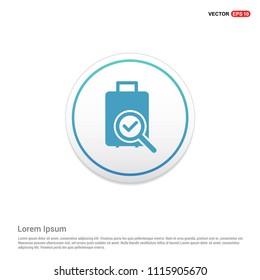 search icon Hexa White Background icon template - Free vector icon