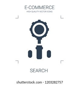 search icon. high quality filled search icon on white background. from e commerce collection flat trendy vector search symbol. use for web and mobile