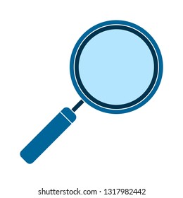 search icon illustration isolated. Vector search magnifier