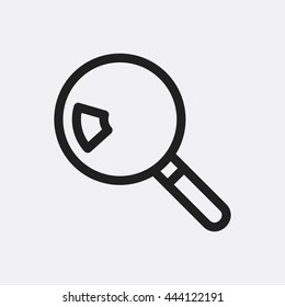 Search icon illustration isolated vector sign symbol