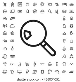 Search icon illustration isolated vector sign symbol