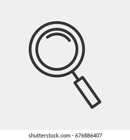 Search icon illustration isolated vector sign symbol