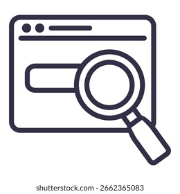 Search Icon Illustration Vector Collection
