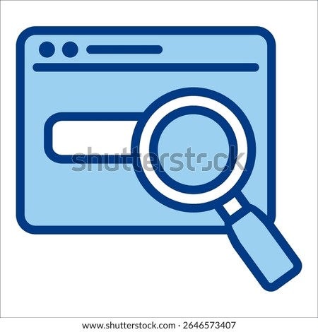 Search Icon Illustration Vector Collection
