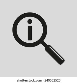 Search icon with info