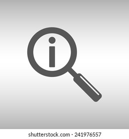 Search icon with info