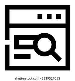 Search icon. Internet technology concept. Icon in line style