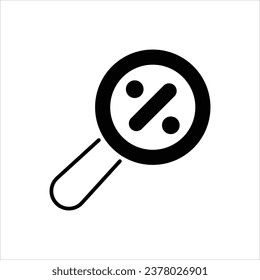 Search icon islolate white background vector stock illustration.