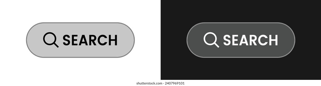 Search icon isolated. idea background. Trendy search bar icon. Magnifying glass sign, ui,web site and logo icon for symbol design illustration concept