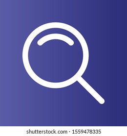 Search  icon isolated on abstract background
