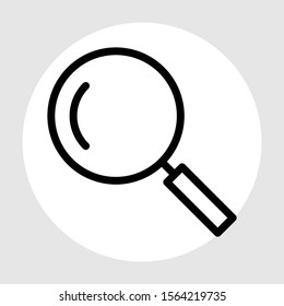 Search icon isolated on background
 
