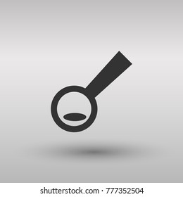 Search icon isolated on background. Modern flat pictogram. Logo illustration