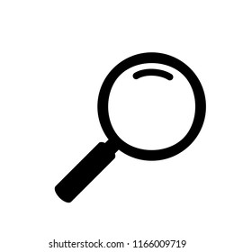 Search icon isolated on white background. Trendy search icon in flat style. Magnifying glass icon for app, ui, logo and web site. Vector illustration, EPS 10