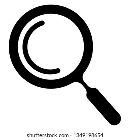 Search icon isolated on white background. Trendy search icon in flat style. Magnifying glass icon for app, ui, logo and web site. Vector illustration