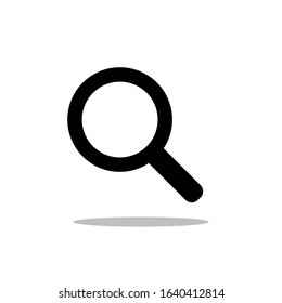search icon isolated on white background. vector illustration 