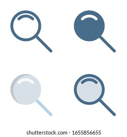 search icon in isolated on white background. for your web site design, logo, app, UI. Vector graphics illustration and editable stroke. EPS 10.