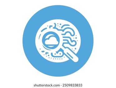 Search icon isolated on white background Trendy search icon in flat style magnifying glass